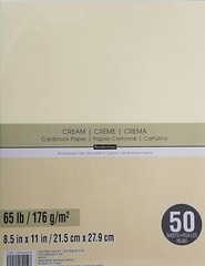 Recollections Creme Kraft Cardstock Paper Pack 8.5×11 100 Sheets (2 Pack)