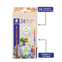 Colored Pencils Set (12-Pack) for School Supplies – Break-Resistant Lead, Sus…