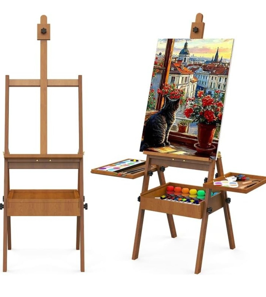 Multi-Function Studio Art Easel, Holds Canvas Art up to 36″