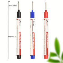 10PCS Long Nib Markers – Fast-Dry, Waterproof Pens for Wood, Metal & Glass