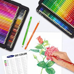 120 PCS Oil Based Classic Color Colored Pencils Drawing Set Artist Painting Gift