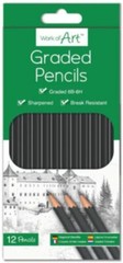 Tallon Sketching Pencils Pack of 12, color may vary