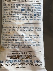 Grumbacher Manganese Blue PB33 (P131) 37ml Vintage Oil Paint Used (277BME)