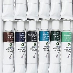 Water Soluble Oil Color Paint Set – 12ml Tubes – Solvent-Free – Assorted Colo…