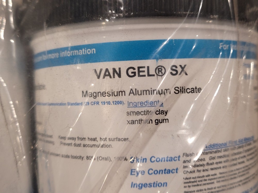 Vanderbuilt Minerals Van Gel SX 6 POUNDS Magnesium Aluminum Silicate