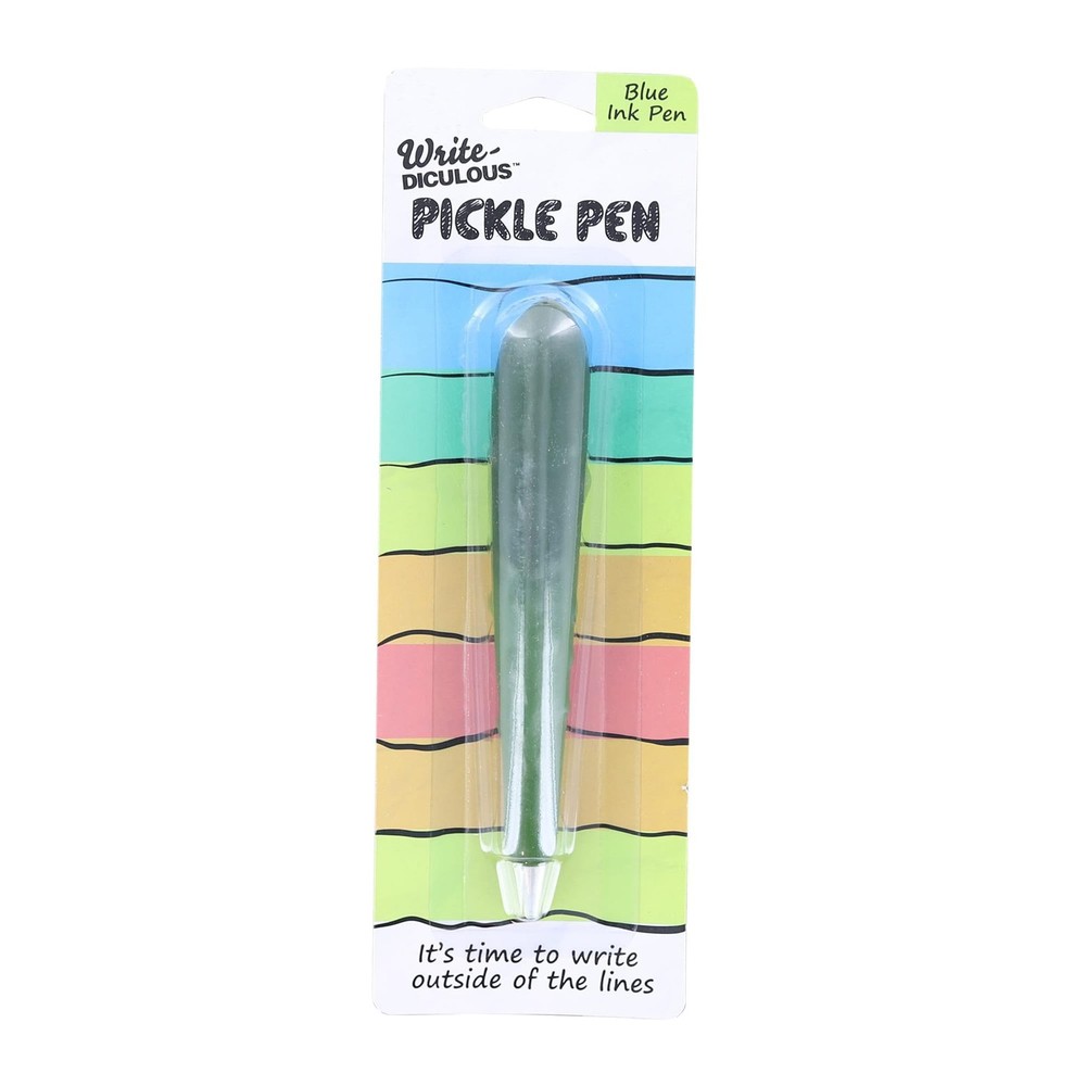 NMR Distribution ICUP Write DICULOUS Pickle Pen Blue Ink Mixed Materials