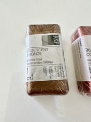 Lot of 2 R&F Handmade Encaustic Paints, 40 ml, Copper and Bronze