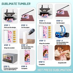 10 Pack Sublimation Tumblers Bulk 20 oz Skinny Straight Flat Bottom Blank Tum…