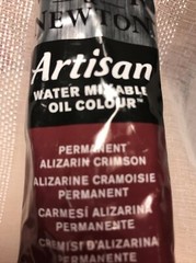 Winsor & Newton Artisan Water Mixable Oil Color Permanent Alizarin Crimson 200ml