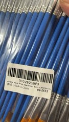 (MF3) 60pcs Small Paint Brushes 9mm Nylon Flat Brush Set for Acrylic & Oil