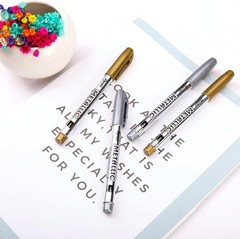 Versatile Metallic Markers – 4 Pack Gold & Silver Pens for All Surfaces