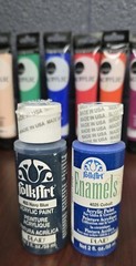 Assorted Acrylic Paints Partially Used Lot 35 Please Read Description