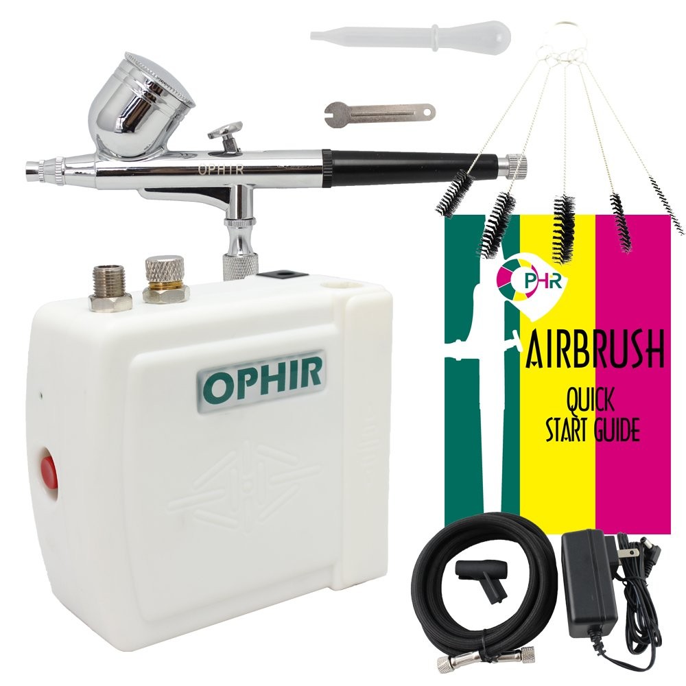 Portable Mini Airbrush Compressor Kit Dual Action Airbrush Set with Cleaning …