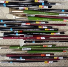 10 Random High End Paint Brushes. Master touch, Velvotouch Royal & Langnickel®