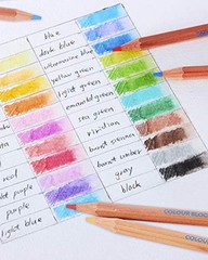 24PC Premium Cedar Wood Watercolor Pencil Set with I Ideal pencil kit for