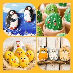 30 PCS Large 3.34.5 Inch Natural Flat Smooth River Rocks For Painting Bulk