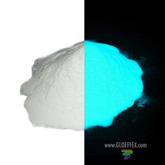 Glow in the Dark Powder Pigment Sample Pack – GREEN – AQUA – PURPLE – ORANGE