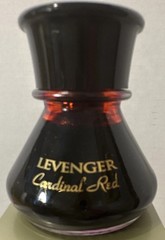 Levenger Bottled Fountain Pen Ink Set Raven Black Cocoa Amethyst Green Blue Red