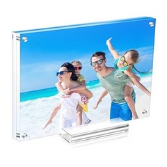 1 Pack Acrylic Picture Frame 11×14 Clear Double Sided Magnetic 11 x 14 ” 1Pack