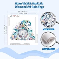 Special Shape Diamond Art Painting Kits for Adults Beginners, Gnome Diamond