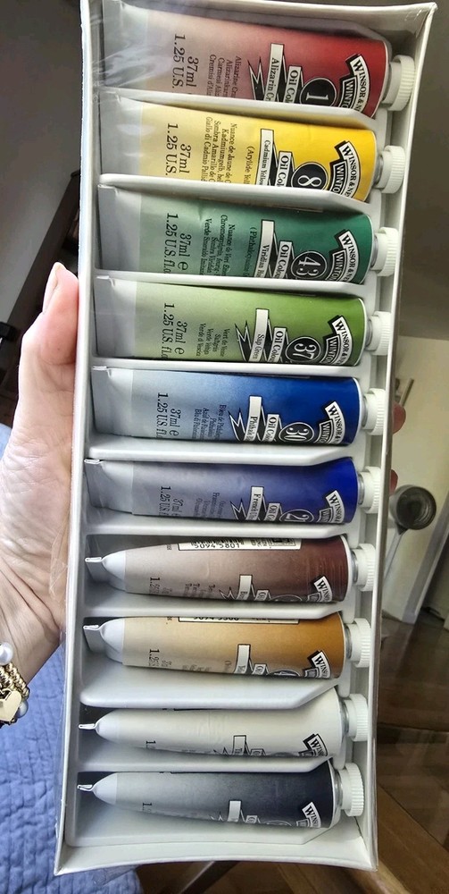 Winsor & Newton Oil Colour Paints Tube Set Series 1 Van Ruysdael New Sealed