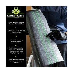 LiME LiNE Brandywine Metal Flake Automotive Basecoat- No Reducer Needed, Read…