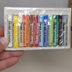 Pentel Oil Pastels 12 Color Set PHN-12 Regular Size Art Supplies New Sealed