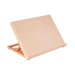 Adjustable Beech Wood Tabletop Easel Painting Board Stand Foldable Portable