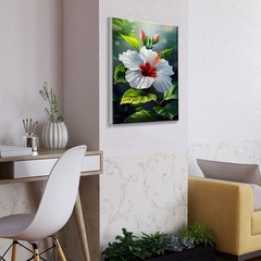 Paint by Numbers Kit for Adults Flowers Paint by Numbers with Frame DIY Floral P