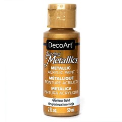 DecoArt DM-DA071 Dazzling Metallics 2 Fl Oz (Pack of 1), Glorious Gold