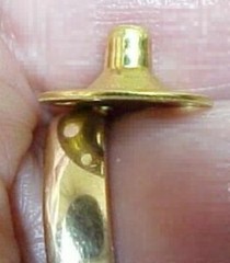 Lot 175 Solid Brass Snap Parts, Buttons, Spacers Sewing Jewelry Decorations New