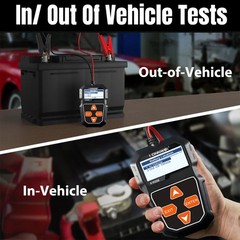 KONNWEI KW208 Car TFT Color Screen Battery Tester Support 8 Languages, KW208