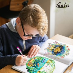 feela Gel Pens Set, 260 Pack 130 Colored Gel Pens Plus 130 Refills for Adult …