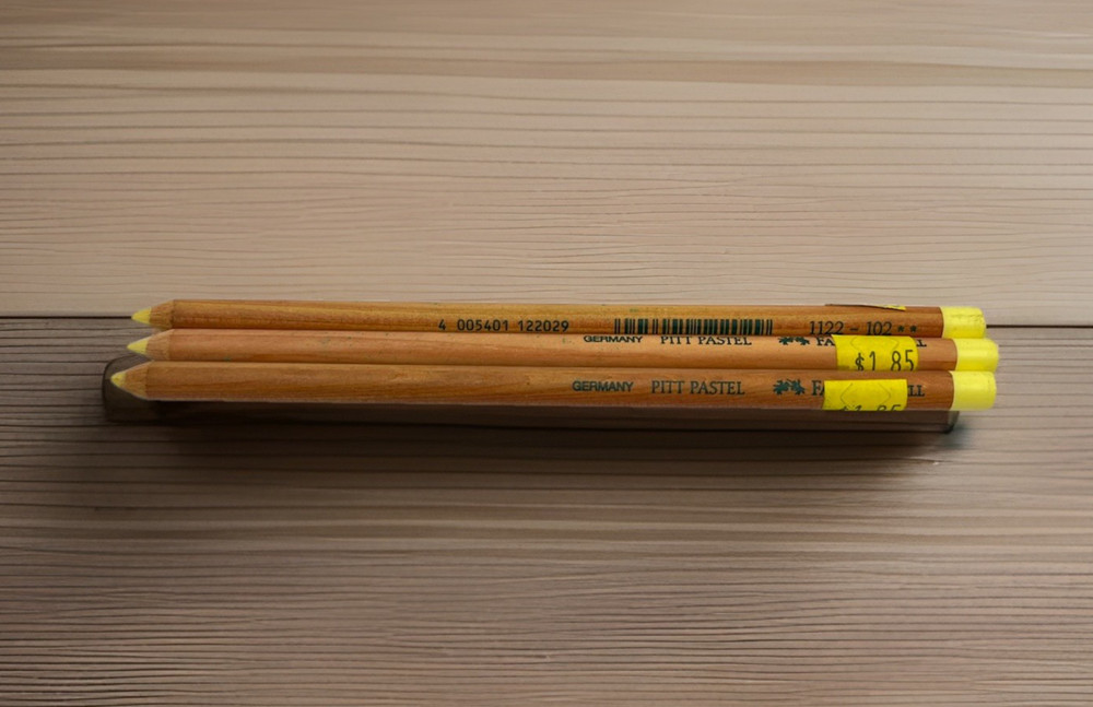 Faber-Castell Pitt Pastel Artists’ Pencil Cream 1122-102 (3) Pack New