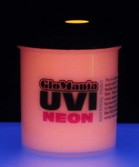 6 INVISIBLE BLACK LIGHT UV Reactive PAINTS 1/2oz-1oz, NEON RAVE FREE UV KEY RING