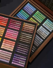 MUNGYO Soft Oil Pastels 120 Colors MOPV-120W WOOD BOX Artist Grade