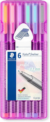 Triplus Fineliner, Triangular Pens 0.3Mm, Includes Easel Case for Home & Travel,