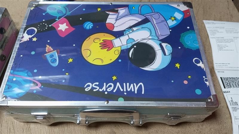 NEW 145pc Artist Aluminum Art Case Coloring Pencils Painting Set Childrens/Adult