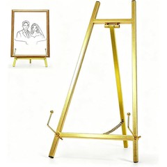 Sturdy Metal Display Easel Stand Adjustable Tripod Artwork Signs & Frames New