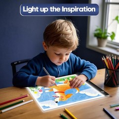 A4 Diamond Art Light Board, Ultra-Thin Light Pad for Painting, Light Table Tr…