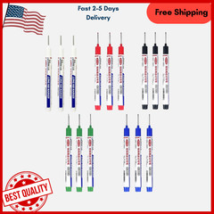 Long Head Deep Hole Marker Pens, 15PCS Long Nib Marker 20mm Quick Dry Waterproof