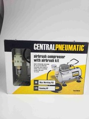Central Pneumatic 58 PSI 1/5 HP Airbrush Compressor Model 69434 – No Spray Gun