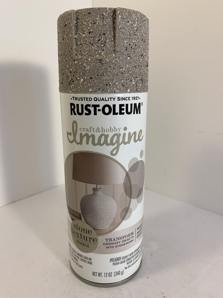 Rust-Oleum Imagine Stone Texture Spray Paint Pebble 12oz Craft & Hobby