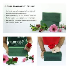 Oasis Floral Foam Advantage – Foam Bricks – Craft Blocks – Foam for Dry Flowers