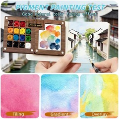 Mini Watercolor Kit Travel Pocket Artist Set Portable for Painters Picture APK