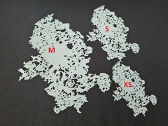FX Texture 3 sizes Stencils Organic Pattern Airbrushing Reusable Freehand