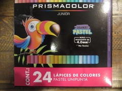 Prismacolor Pastel Colored Pencils, Brilliant Colors, Set of 24, Junior 4.0mm