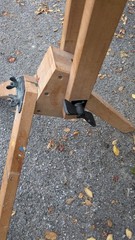 TWO (2X) Vintage Windsor & Newton Artist Adjustable Solid Beech Easels EXCELLENT