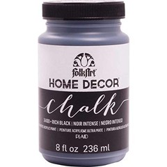 34169 Home Décor Acrylic Chalk Furniture & Craft Paint in Assorted Rich Black