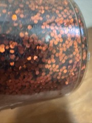 Glitterex Red Glitter Aluminum Plastic USA Razzle Dazzle Blue